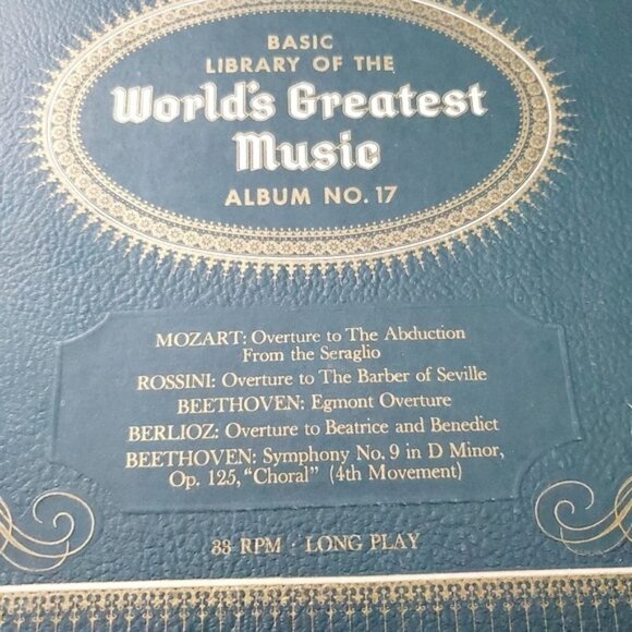 Vintage 1950s NO.17 World's Greatest Music Album GUC - Picture 9 of 13